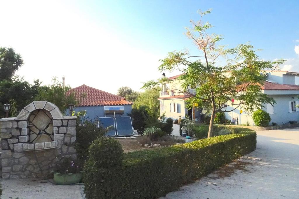 Zahrada ubytování Vasiliki Residence