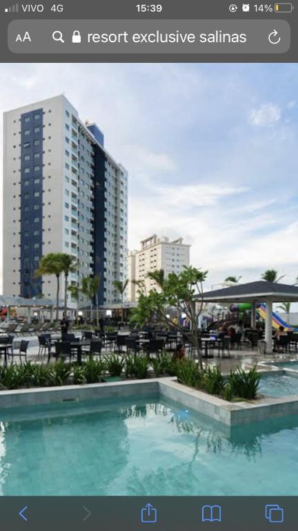 a picture of a swimming pool in a city at Salinas Exclusive Resort in Salinópolis