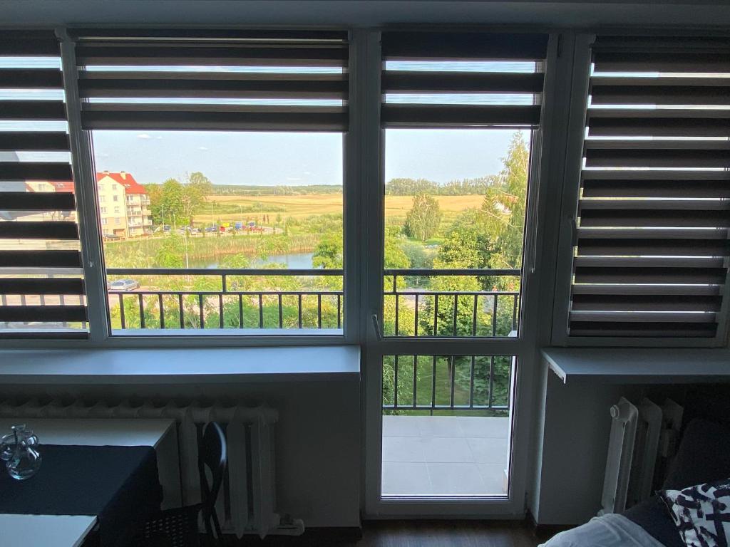 Balkon lub taras w obiekcie Apartamenty Czapla