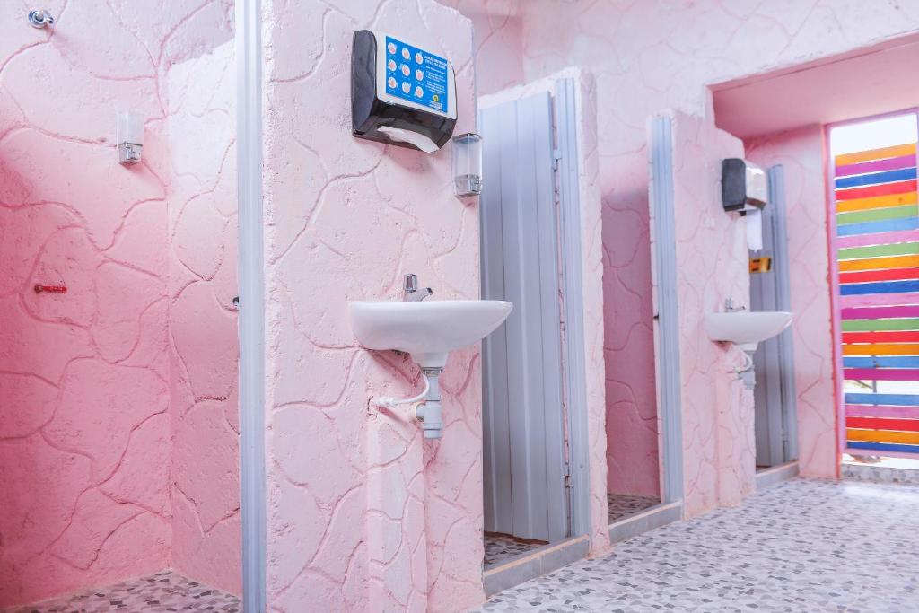 Koupelna v ubytování Tubo Hotel La Tatacoa