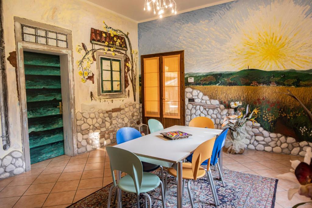 Posezení v ubytování B&B La Serra