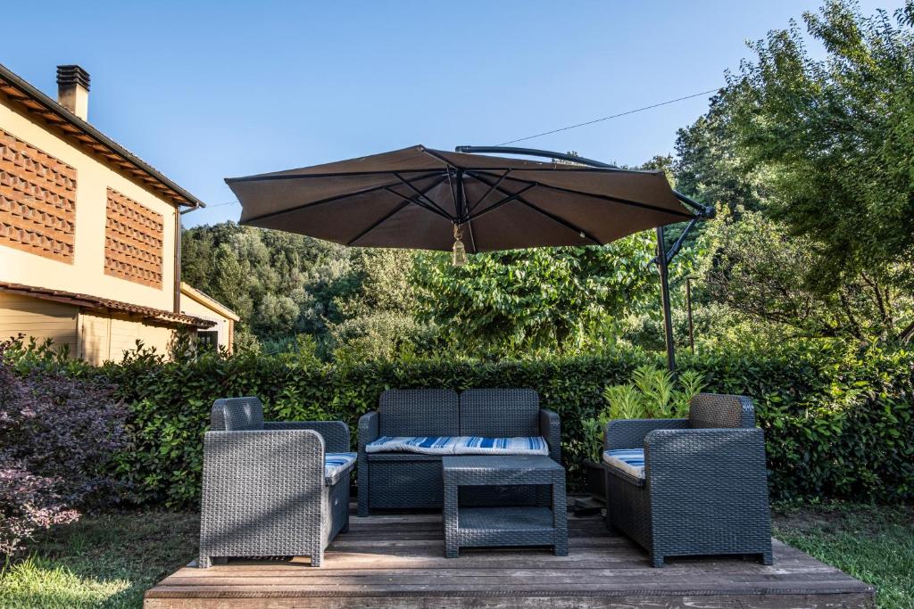 Zahrada ubytování B&B La Serra