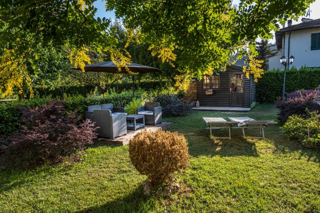 Zahrada ubytování B&B La Serra