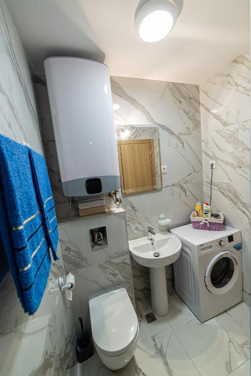 Koupelna v ubytování Apartman Miss T