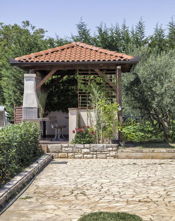 Zahrada ubytování Apartments Istra Croatia