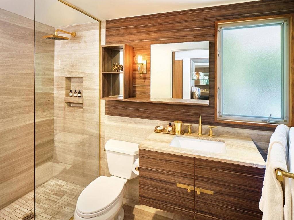 Koupelna v ubytování L'Horizon Resort & Spa, Hermann Bungalows