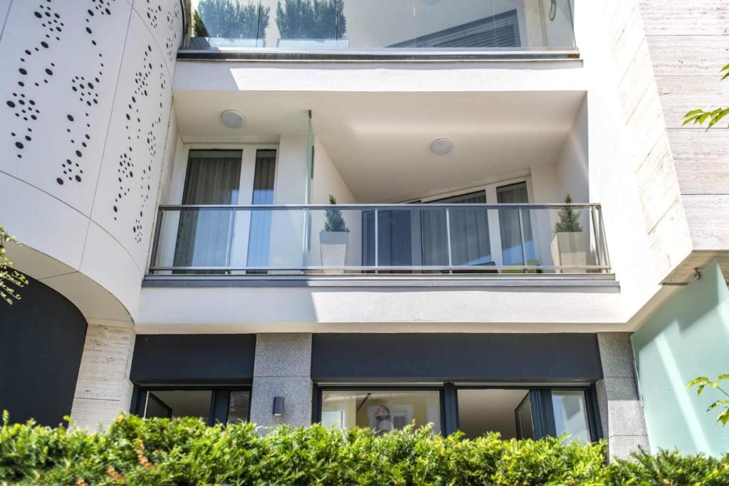 Balkón alebo terasa v ubytovaní Spa Residence Carbona Hévíz - Relax, Sissi Apartmanok
