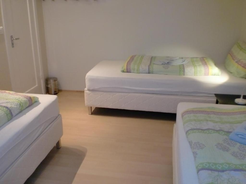 Postel nebo postele na pokoji v ubytování Guesthouse Tilraun