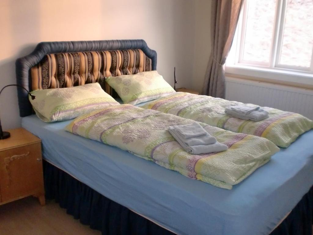 Postel nebo postele na pokoji v ubytování Guesthouse Tilraun