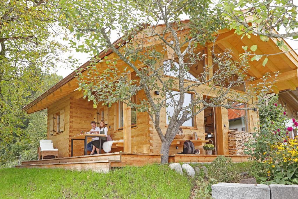 Zahrada ubytování Das Alm-Chalet-Chiemsee