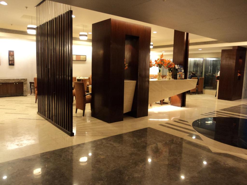 Vstupní hala nebo recepce v ubytování Muse Sarovar Portico Nehru Place