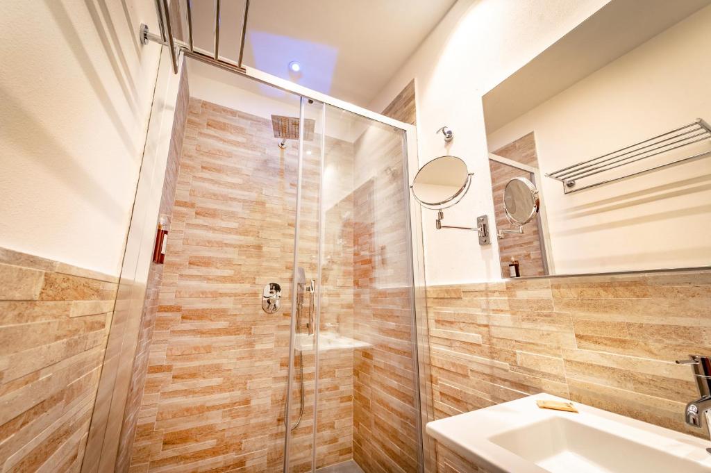 Koupelna v ubytování Hotel Palazzuolo