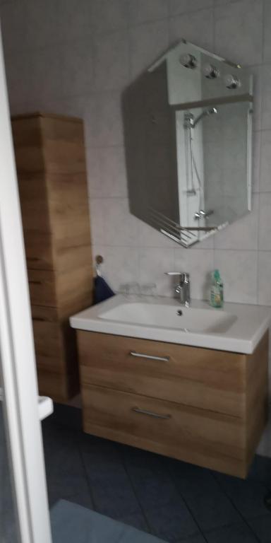 Koupelna v ubytování Privatzimmer Helga Haselberger