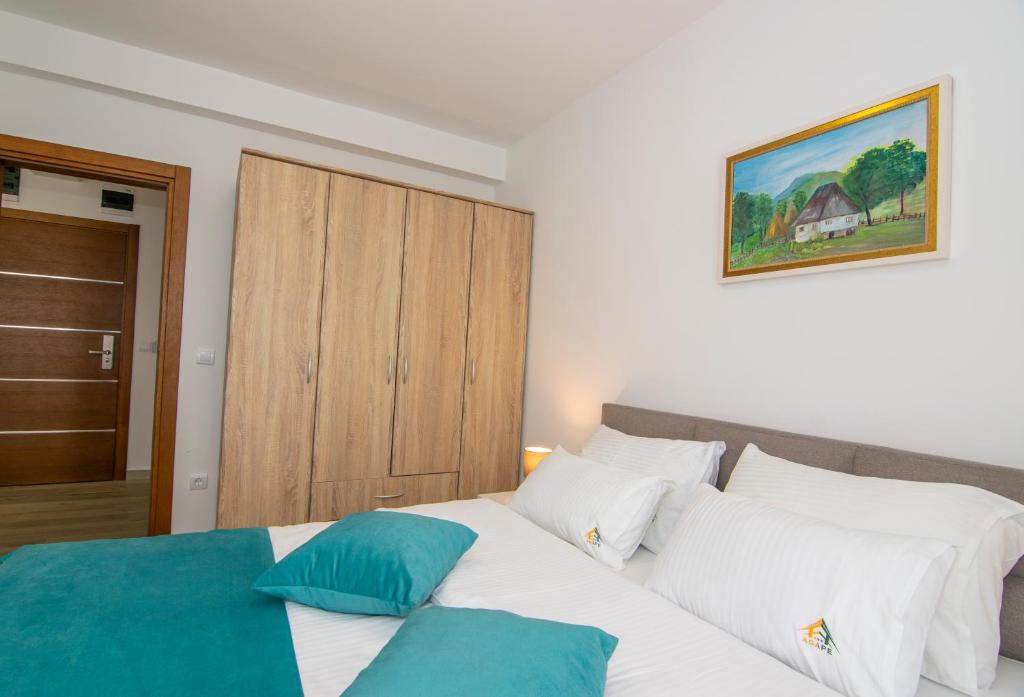 Krevet ili kreveti u jedinici u okviru objekta Hotel Agape