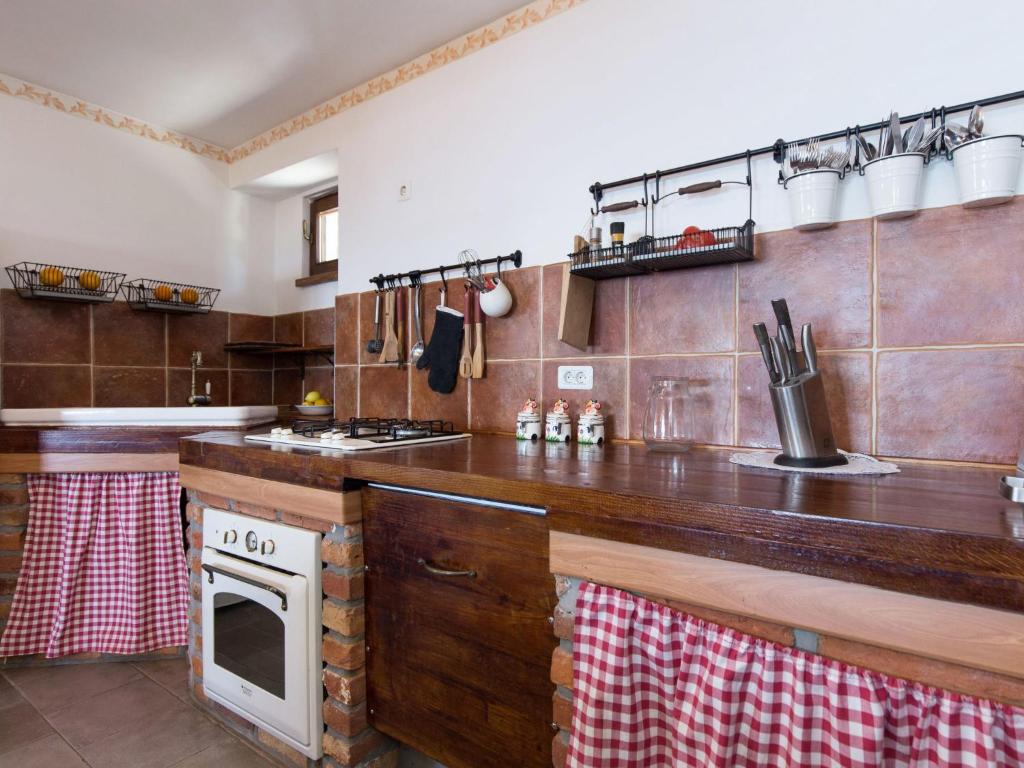 Kuchyňa alebo kuchynka v ubytovaní Holiday Home Natura by Interhome