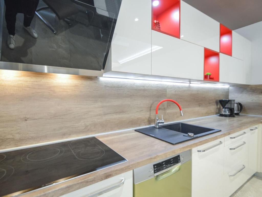 Kuchyňa alebo kuchynka v ubytovaní Apartment Mornar-5 by Interhome