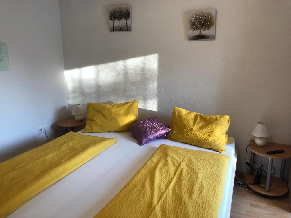 Postel nebo postele na pokoji v ubytování Haus Sonja