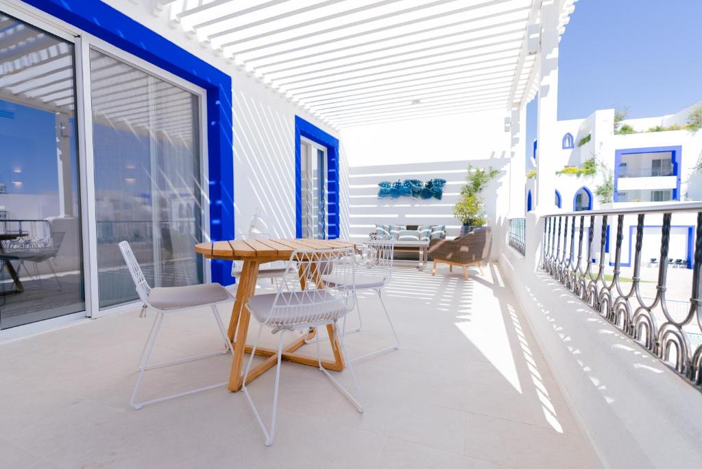 Balkón nebo terasa v ubytování Cloud 7 Residences Ayla Aqaba