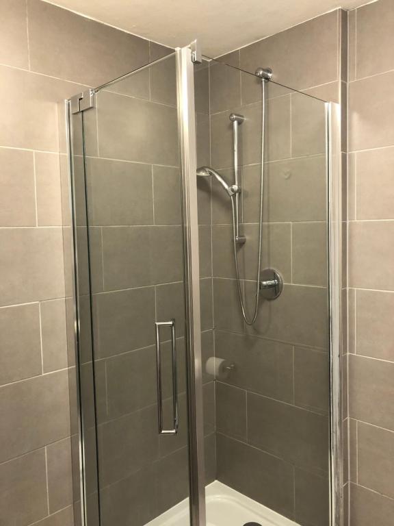 Koupelna v ubytování Appartements Domizil