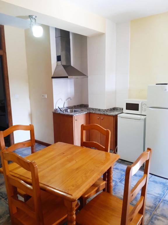 Kuchyň nebo kuchyňský kout v ubytování Hotel El Zorro