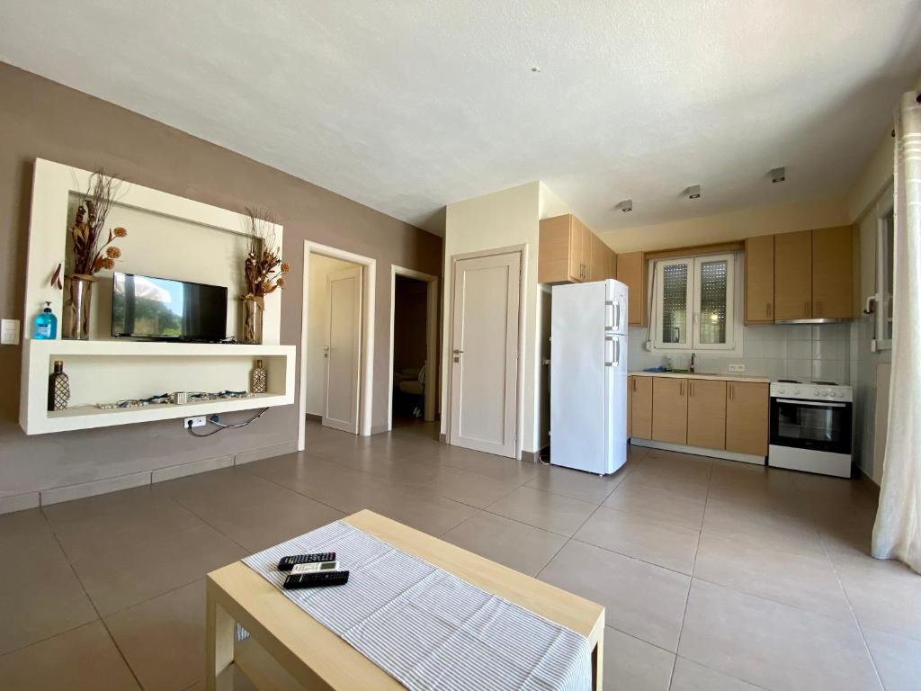 Kuchyň nebo kuchyňský kout v ubytování Alea Villa
