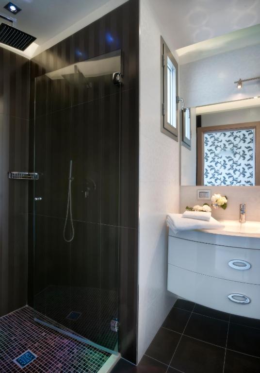 Koupelna v ubytování Hotel Vistamare