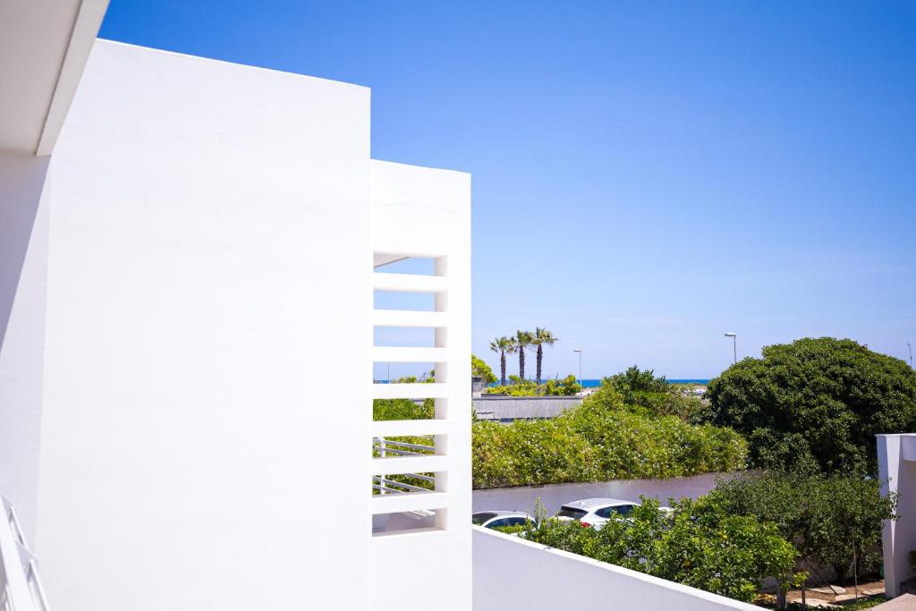 a view from the balcony of a building at Donnosanto Residence Pantanagianni in Torre Santa Sabina