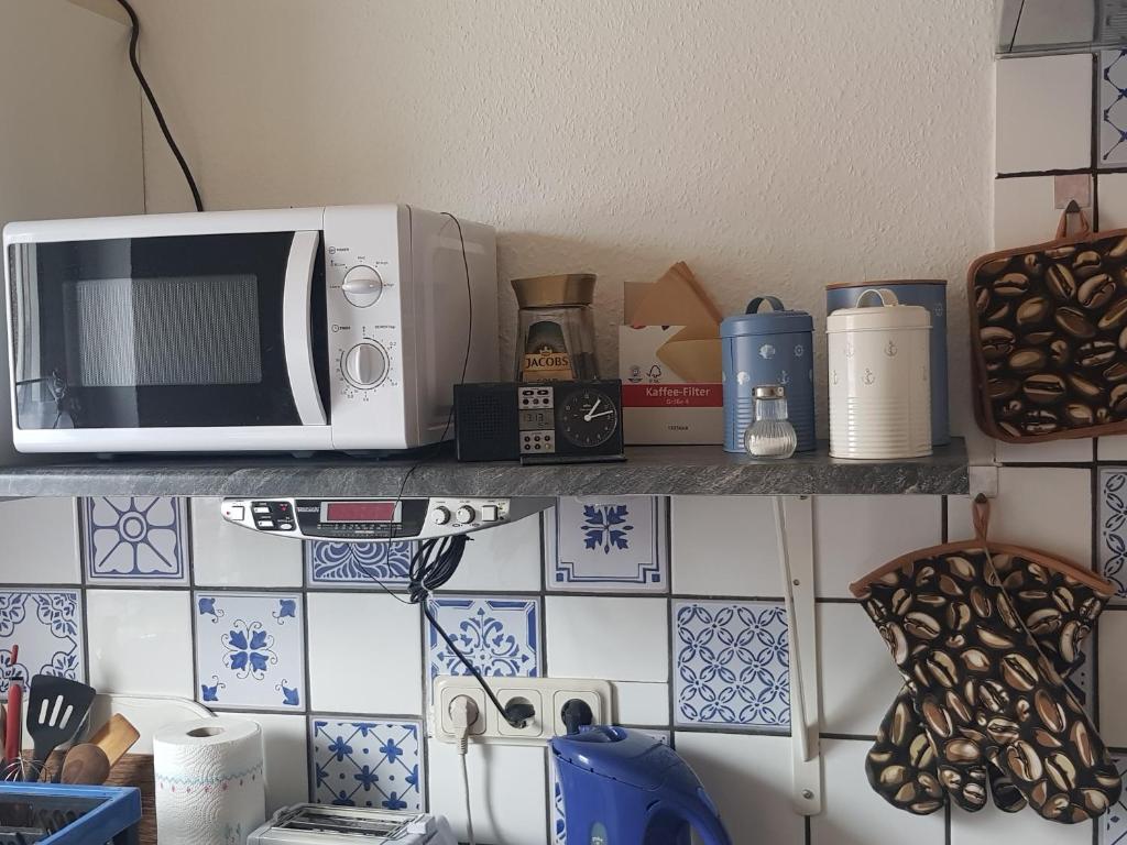 Kuchyň nebo kuchyňský kout v ubytování Ferienhaus auf Rügen