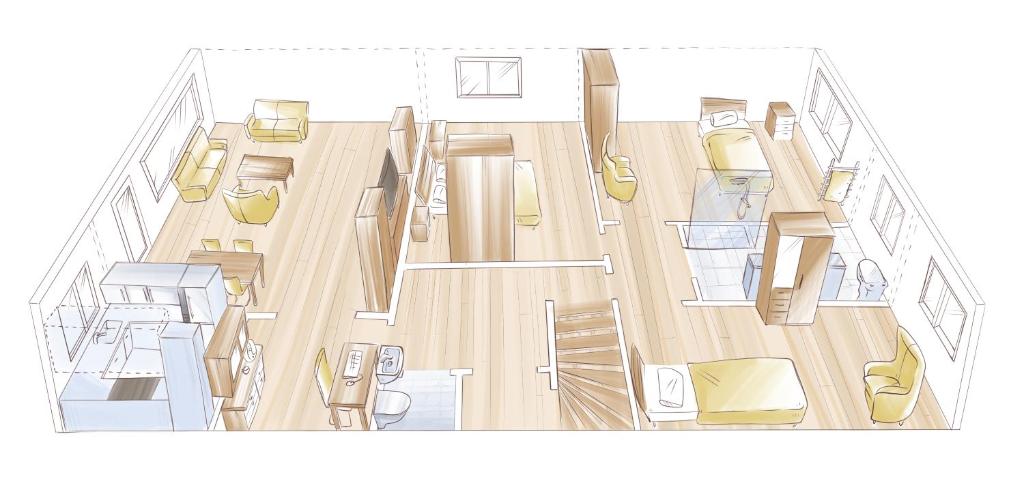 BREUERS PulHEIM Appartment blau - Three-Bedroom Apartment