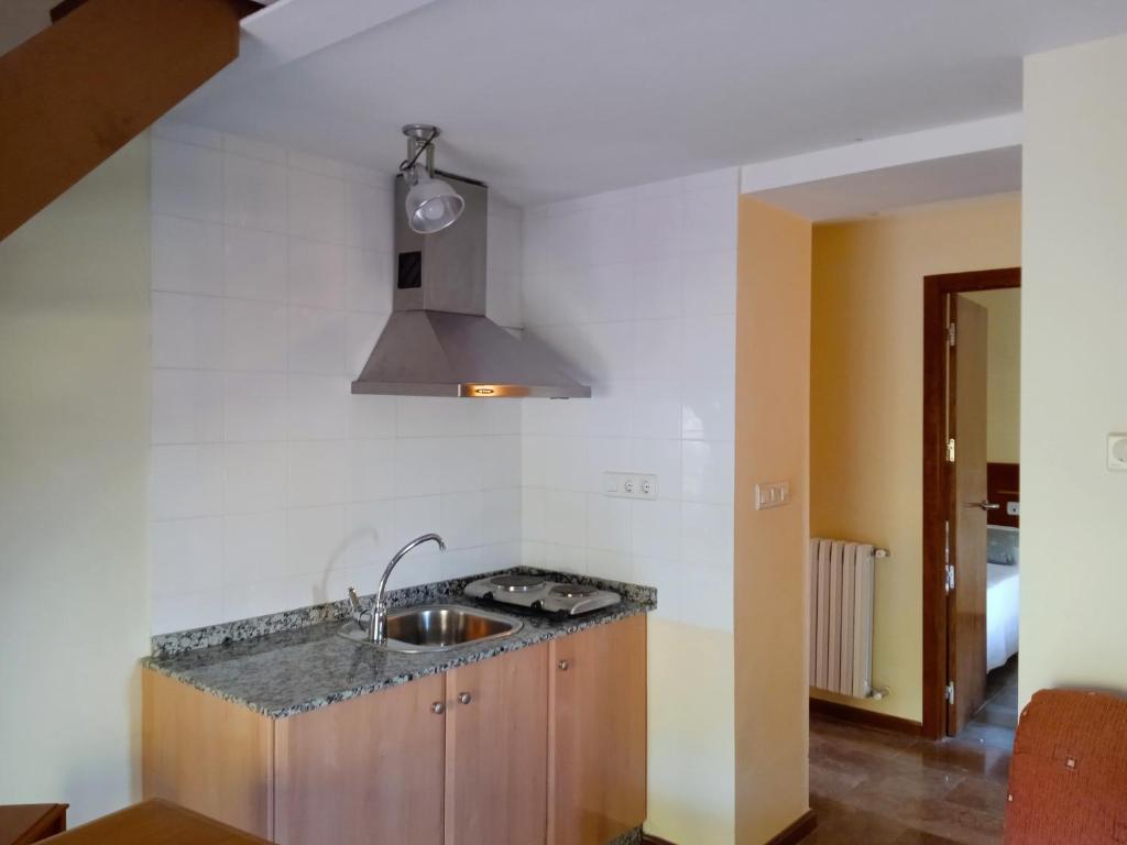 Kuchyň nebo kuchyňský kout v ubytování Hotel El Zorro