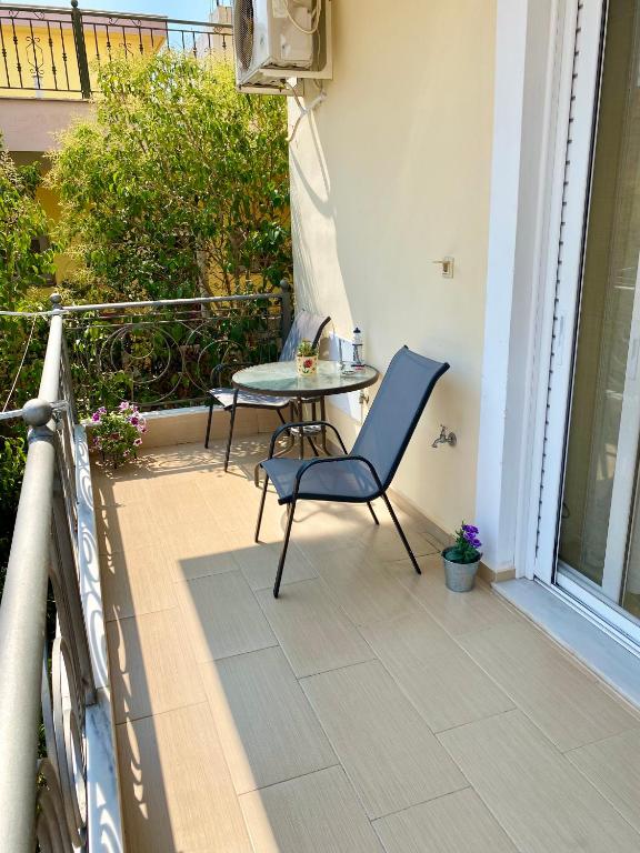 Balkón nebo terasa v ubytování Kalamata Alex Apartments