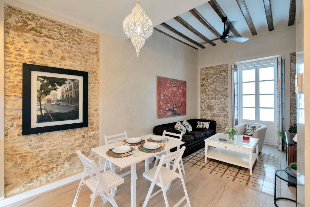 Posezení v ubytování Gadir Suites