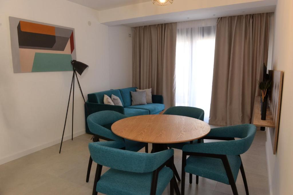 Posezení v ubytování 9 apartments