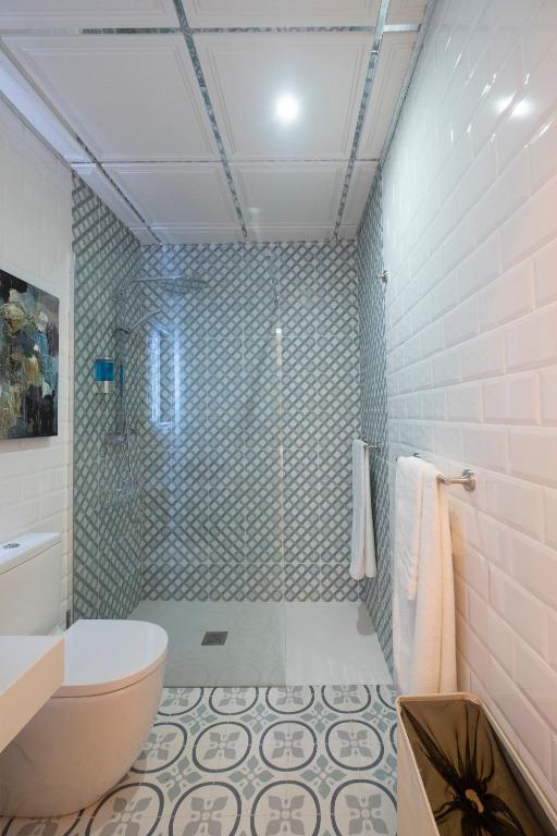 Koupelna v ubytování Gadir Suites