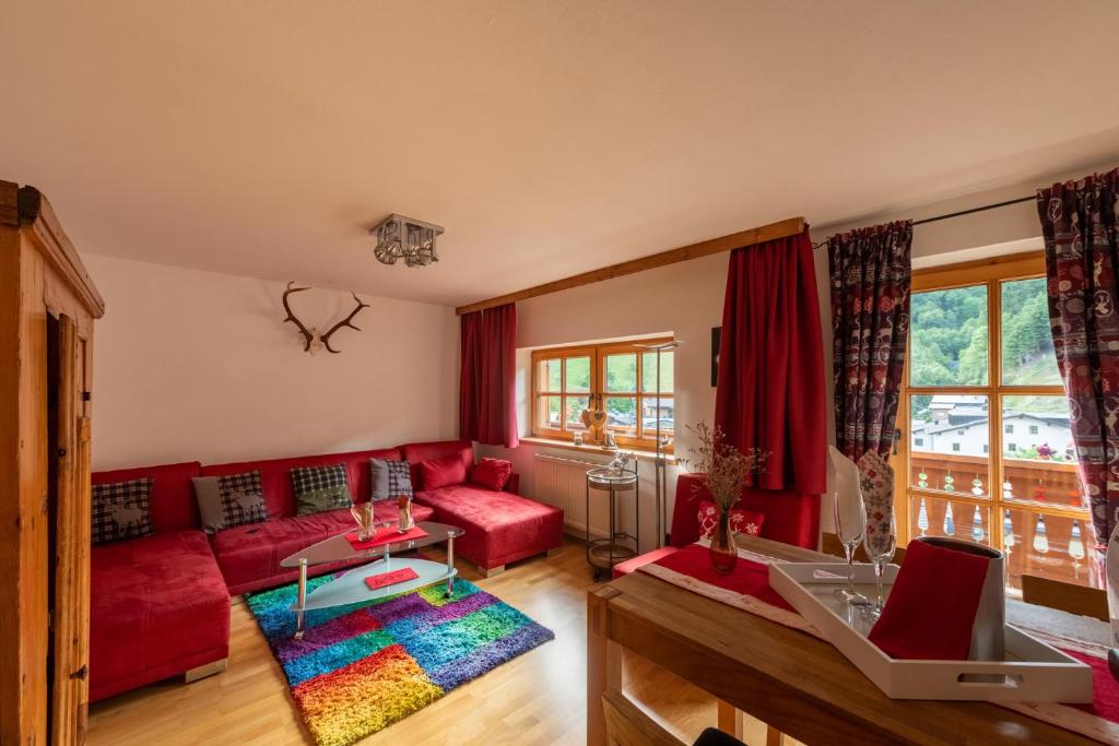 Posezení v ubytování Designer-Chalets