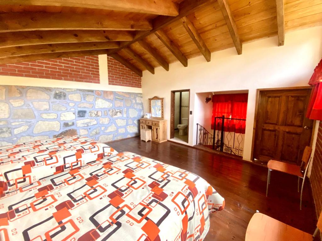 Posezení v ubytování CABAÑAS CASTILLO