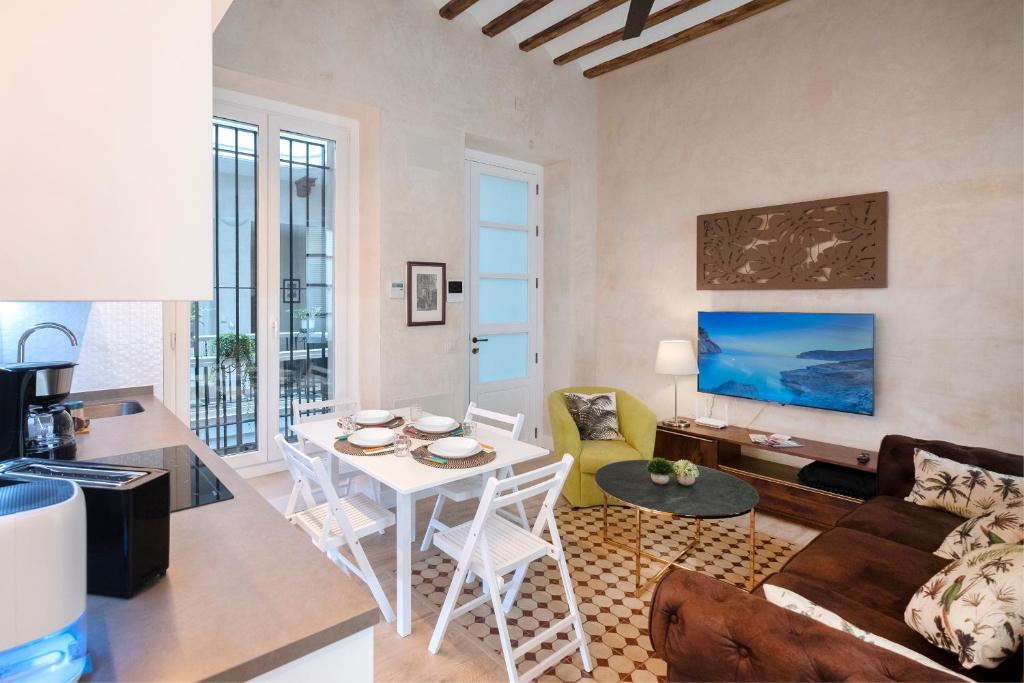 Posezení v ubytování Gadir Suites