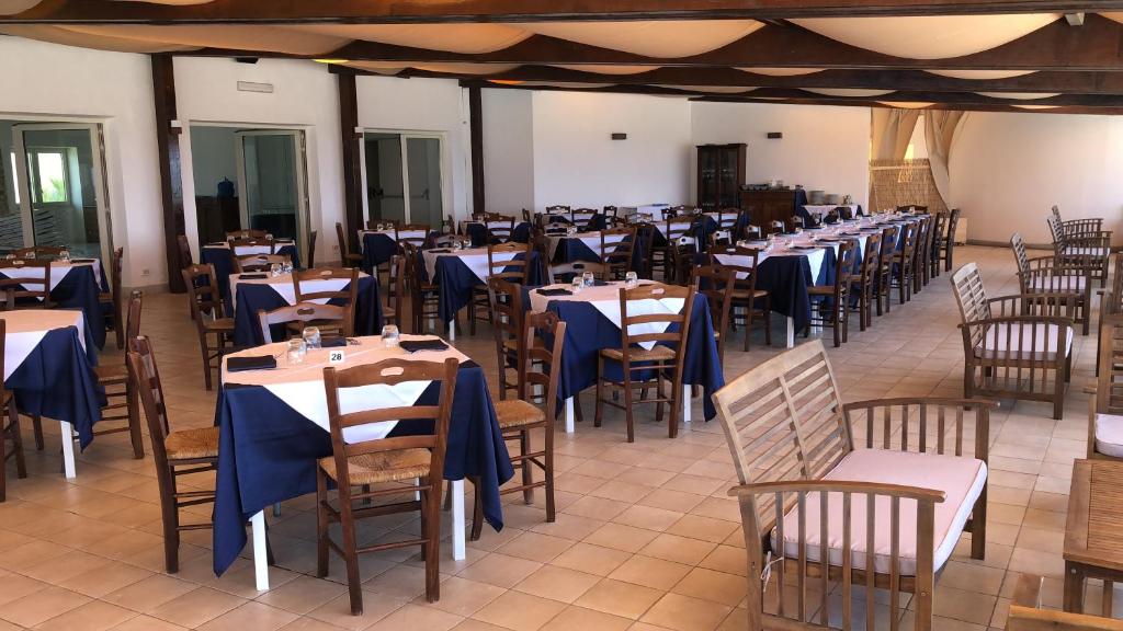 Restaurace v ubytování Blu Hotel