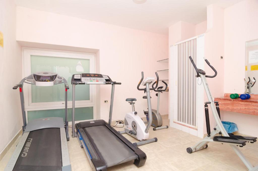 Fitness centrum a/nebo fitness zařízení v ubytování Hotel Felix Terme