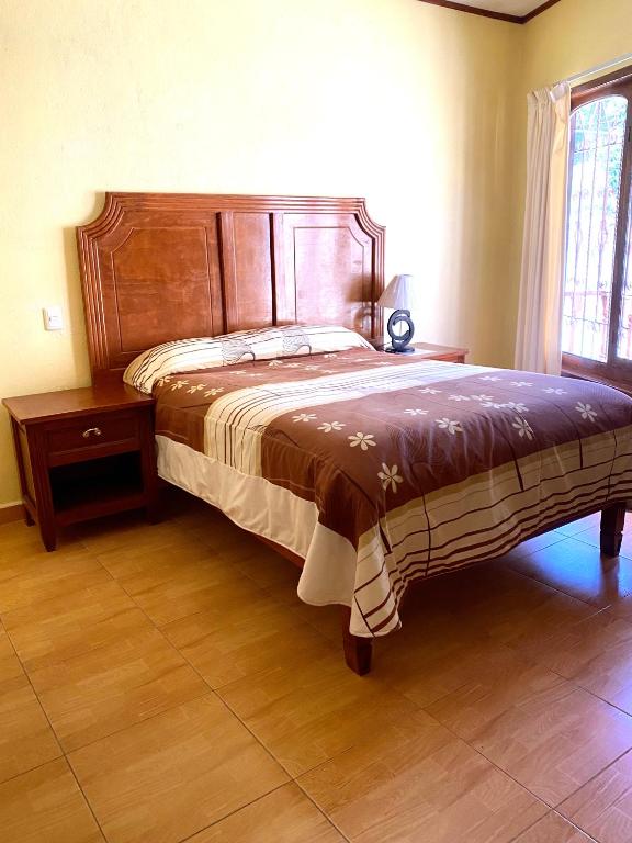 Postel nebo postele na pokoji v ubytování Posada Castillo