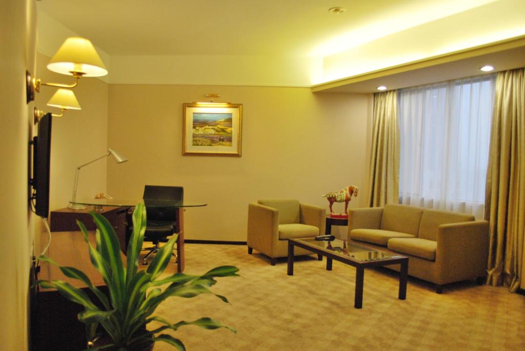 Posezení v ubytování Zhongshan International Hotel