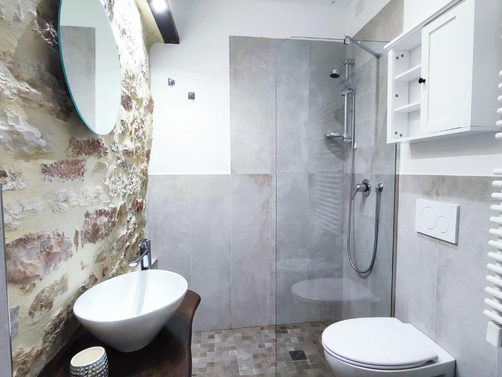 Kúpeľňa v ubytovaní Appartamento Antica Assisi