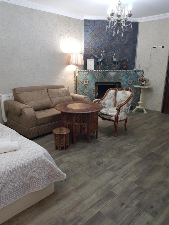 Posezení v ubytování Borjomi Classic Hotel