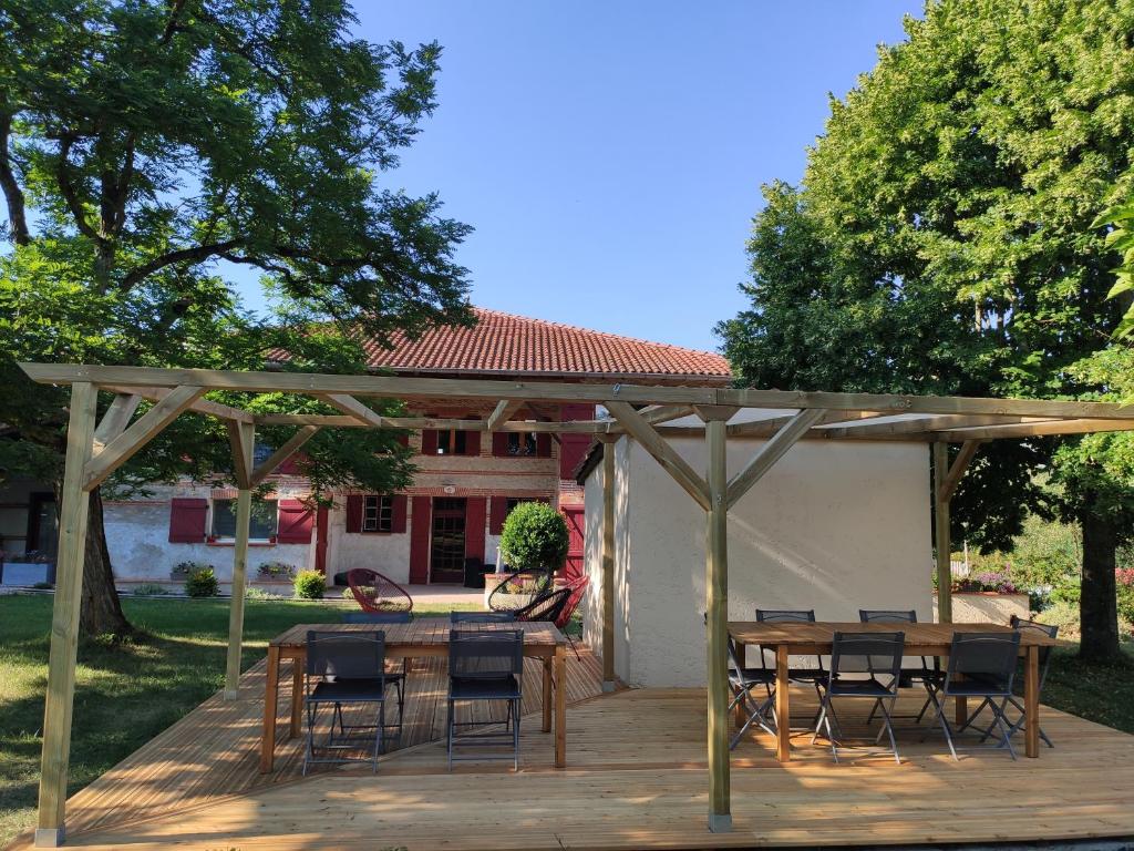 Zahrada ubytování Ânes Et Logis