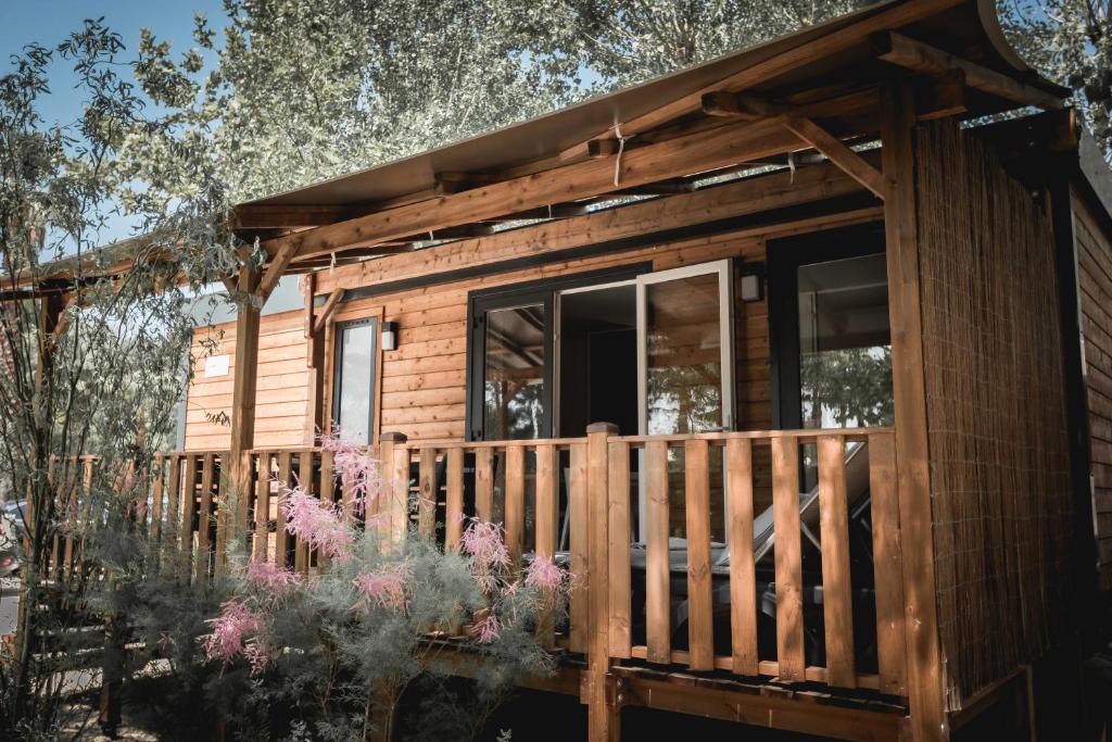 Zahrada ubytování Nova Lodges