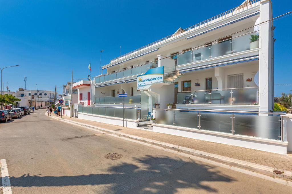 Budova, kde se aparthotel nachází