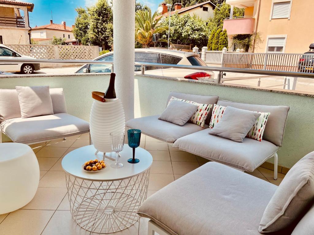 Posezení v ubytování Apartment Luna Istriana