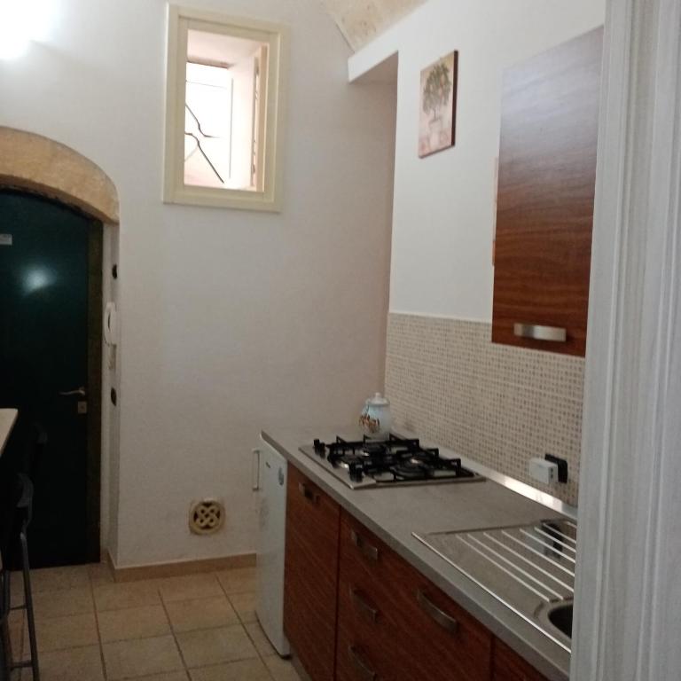 Kuchyň nebo kuchyňský kout v ubytování Bed And Breakfast Nelmuro