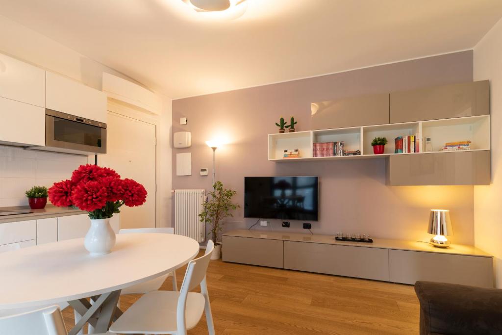 Kuchyňa alebo kuchynka v ubytovaní Navigli Stylish Home