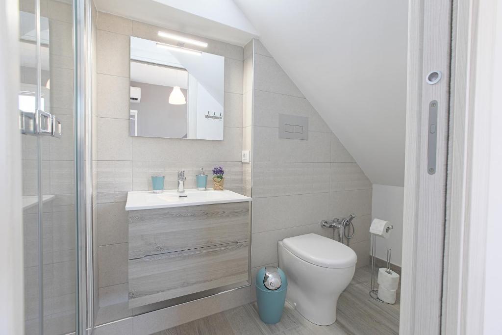 A bathroom at La casa di Vittoria